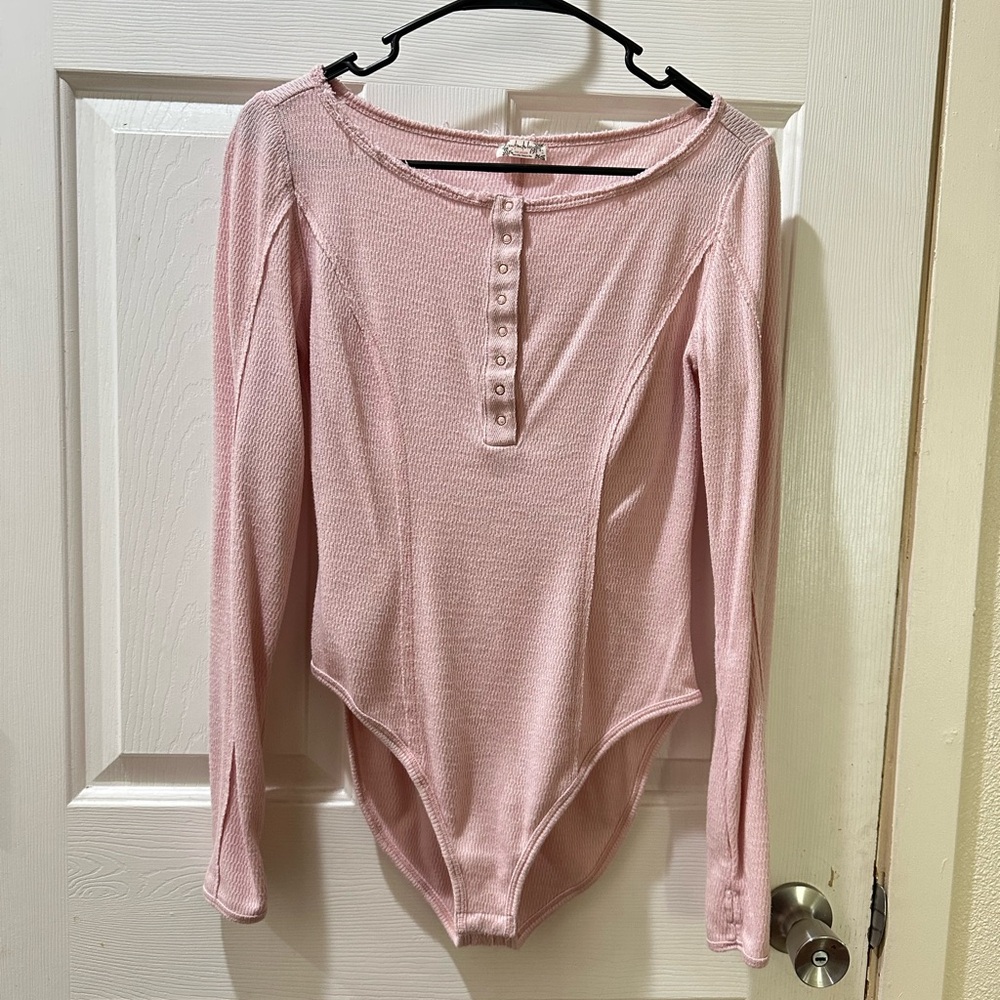 Free People Blush Knit Sweater